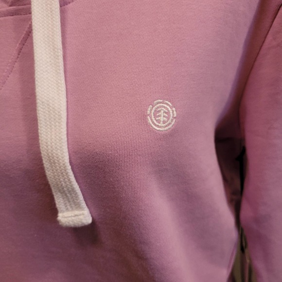 Element Women's NWT Crop Pullover Raw Hem Hoodie Size X-Small - Picture 5 of 11